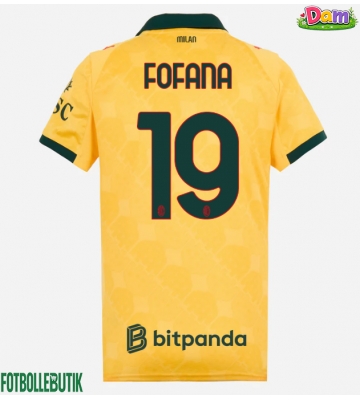 AC Milan Youssouf Fofana #19 Tredje Tröja Kvinnor 2025-26 Kortärmad